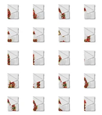 Ambesonne Christmas Alphabet Soft Flannel Fleece Throw Blanket Plush for Indoors