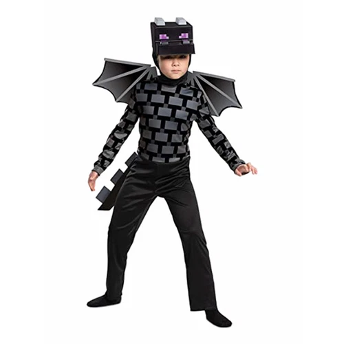 Kids Minecraft Halloween Cosplay Costume Jumpsuit Fancy Dress Party Outfit W1 - Picture 7 of 34