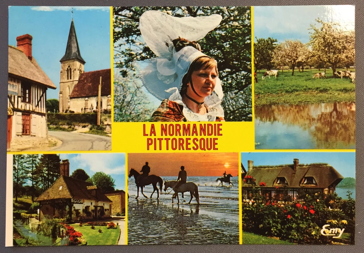 CPA Folklore Normandie Mauvaise peche - Détails du produit
