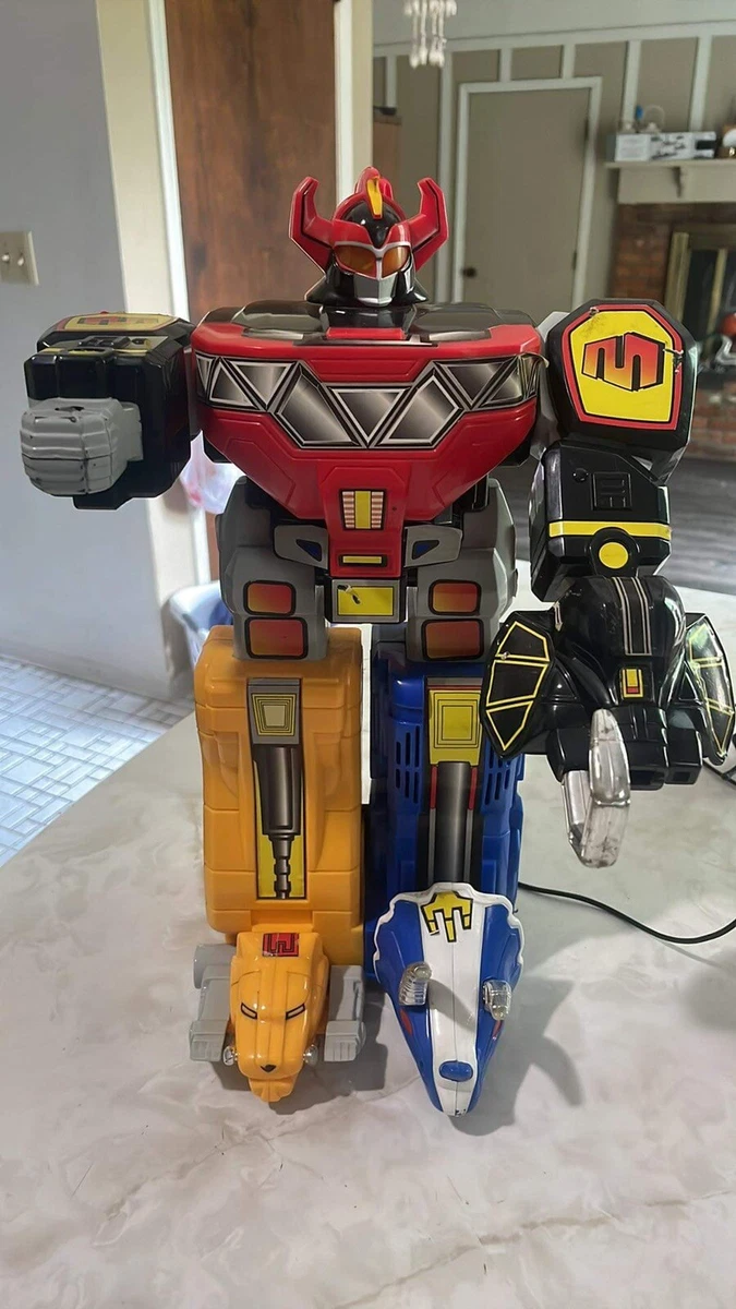 Bandai Power Rangers Legacy Deluxe Megazord 90s Figure Microphone Still Works