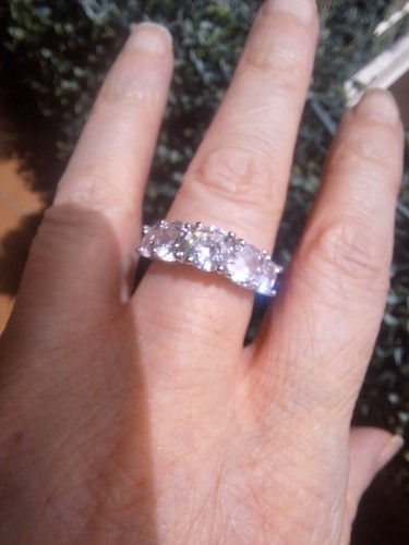 Anello Argento S925 Con Corona Di Zirconi - Foto 3 di 14