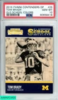 2016 PANINI CONTENDERS DP  TOM BRADY #25 OLD SCHOOL COLORS PSA 10 GEM MT