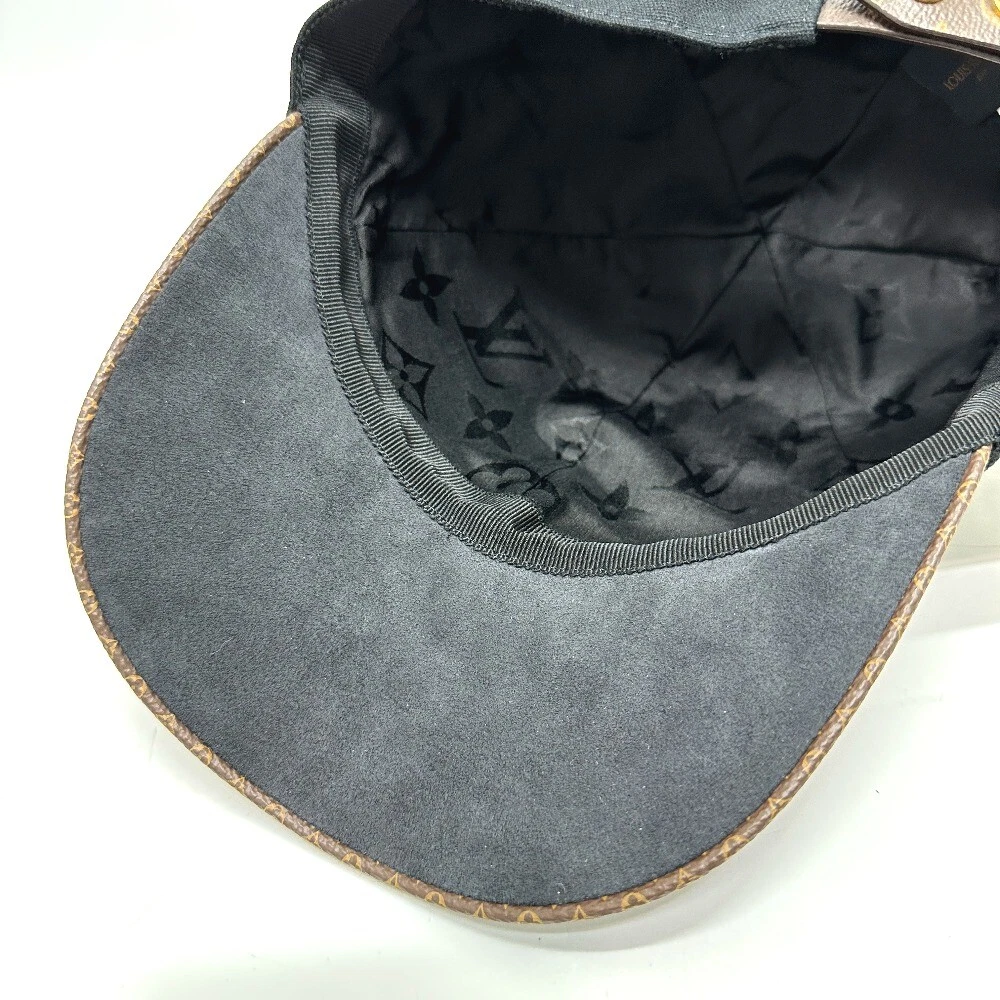 LOUIS VUITTON（LV） Cappellino LOUIS VUITTON M76947 gioco ricamo floreale cotone seta marrone