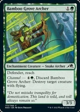 BAMBOO GROVE ARCHER x4 mtg NM-M Kamigawa Neon Dynasty 4 Common
