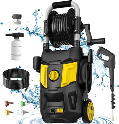 #ad #ad 4200PSI Max 2.8 GPM Power Washer with 20FT Hose Electric Pressure Washer ... $233.97