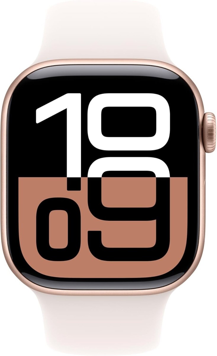 Apple - アップルMWWH3J/A   10GPS42mm ローズゴールドS/M Apple Watch Series 10（GPSモデル）- 42mmローズゴールド