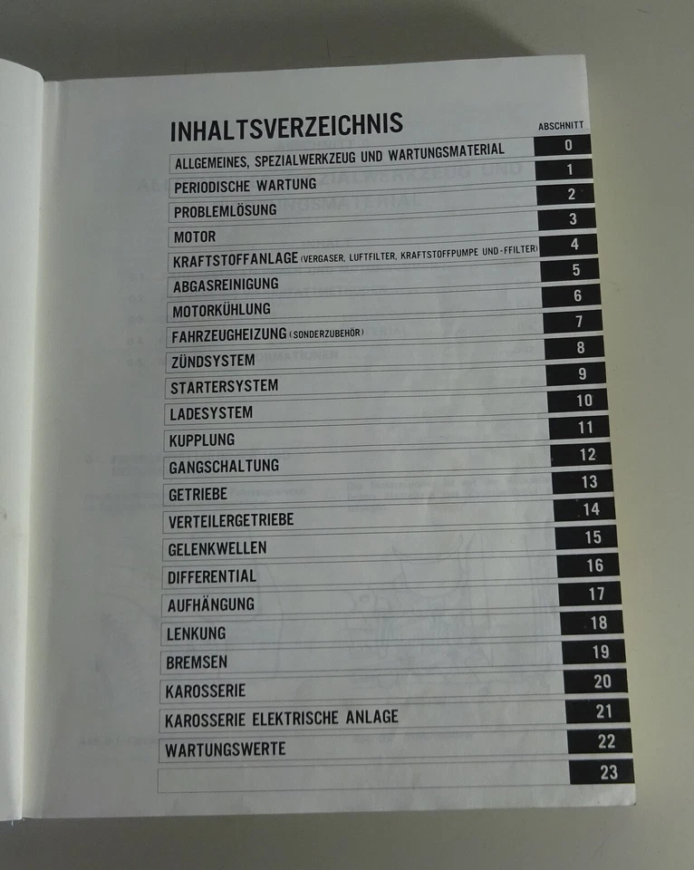 Manual de Taller + Suplementos Suzuki Sj 413 Samurai Todoterreno Stand 12/1987 - Imagen 2 de 4