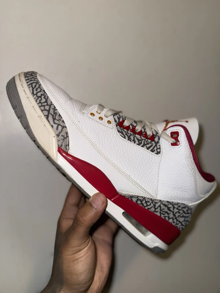 12 码 - Jordan 3 Retro Mid Cardinal 红色 — 第 2/4 张图片