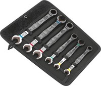 Wera 6000/6002 Joker Set 6 Set 1, Maul-RingratschenschlüSsel-Satz,