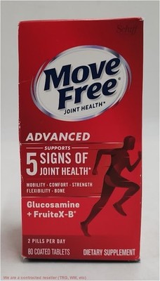 Schiff Move Free Joint Health Advanced, Tablets - 80 Count EXP 09/28