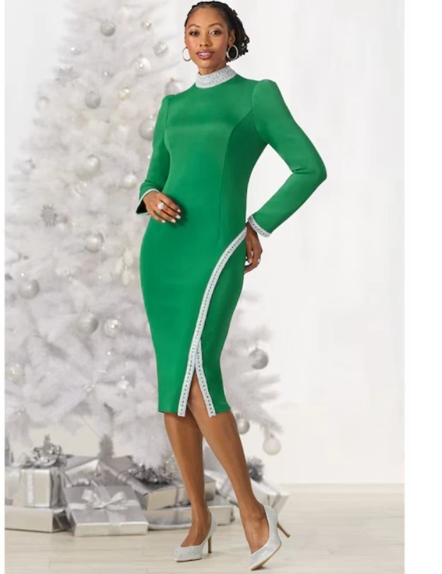 white christmas dresses Women Church Dress 1633 White – By Day Fashion main image 0
