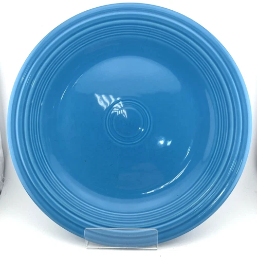 Fiesta Dinner Plate Peacock 10 1/2" Retired Fiestaware Homer Laughlin