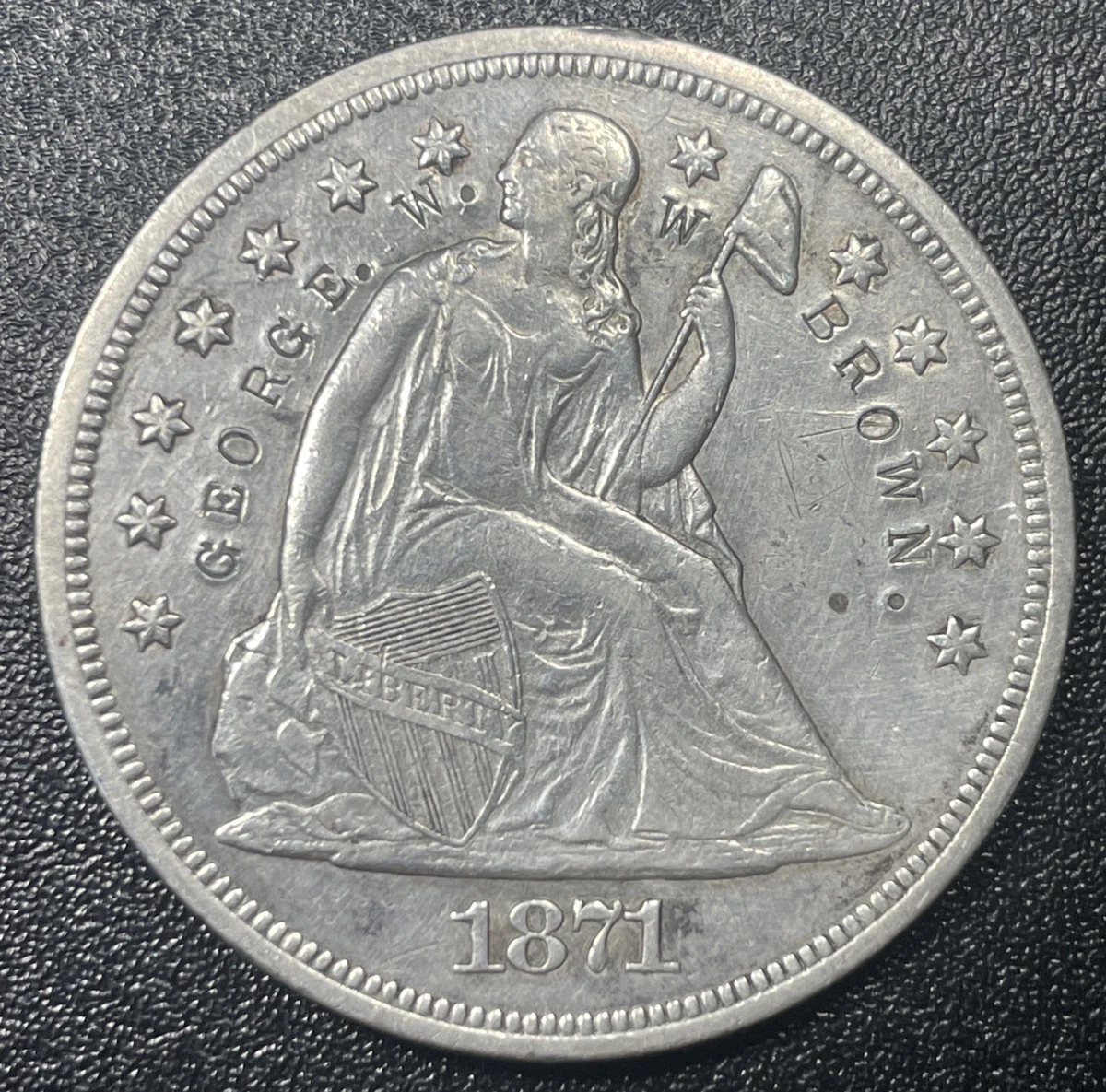 1871 Year Seated Liberty US Dollars (1840-1873) for sale | eBay