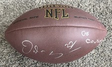 *ORLANDO SCANDRICK*SIGNED*AUTOGRAPHED*FOOTBALL*DALLAS*COWBOYS*CHIEFS*NFL*COA*