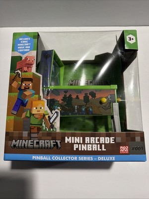 Minecraft Mini Arcade Pinball Collector Series Deluxe #001 LED