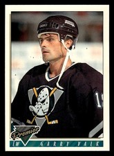1993 Topps Premier Hockey #354 Garry Valk Signed Autograph (no COA)