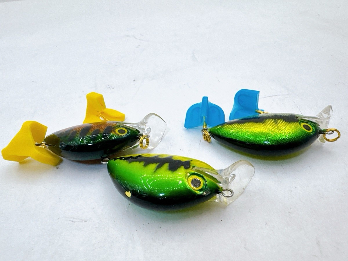 Yo-Zuri Hot Joker Vintage Crankbait Lure Lot of 3 - Mixed
