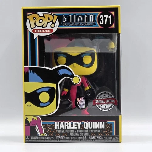 Funko Pop! Heroes DC Universe Batman Harley Quinn #371 Special Ed. (Blacklight)