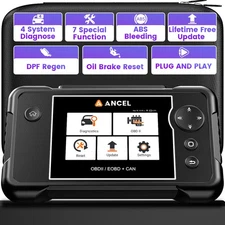 Car Scanner Code Reader PCM ABS SRS AT OBD2 Diagnostic Tool Lifetime Free Update