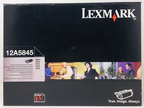 Lexmark 12A5845 Original Black Toner Optra T610/T612/T614/T616 (25,000 PG) - Picture 2 of 3