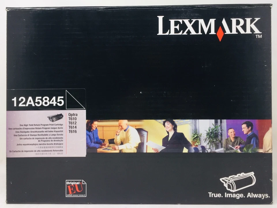 Lexmark 12A5845 Original Black Toner Optra T610/T612/T614/T616 (25,000 PG) - Image 2 of 3