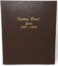 Dansco 7101 Supreme Quality Coin Album For Indian Head Cents 1857-1909 Storage