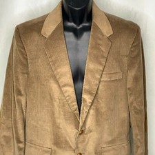 Vintage 70s WFF Farah Corduroy Sportscoat 42R Brown Pockets 2 Button Hipster