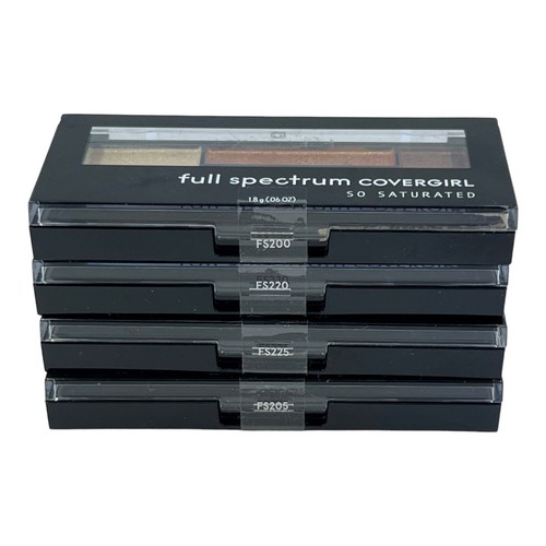 CoverGirl Full Spectrum Quad Eyeshadow Palette Lot Of 4 Multicolor Shades New - Picture 6 of 7