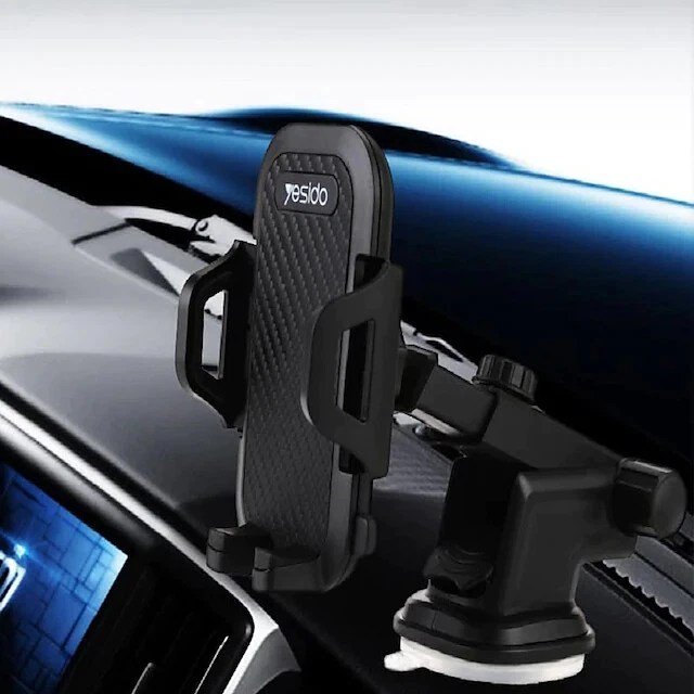 360° Rotatable In Car Suction Phone Holder Dashboard Windscreen Universal Mount! - Image 4 of 4