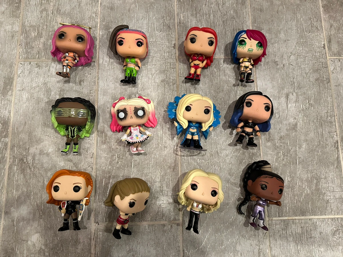 Funko Pop! WWE Wrestlers Loose Lot of 12 Superstars / Divas Women