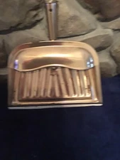 Vintage J.V. Reed Metal Dust Pan  copper color