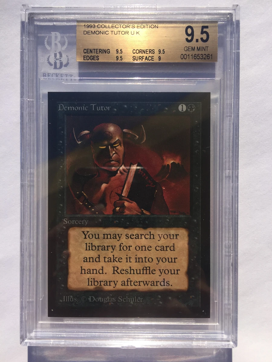 Demonic Tutor Magic: The Gathering Near Mint or Better Uncommon