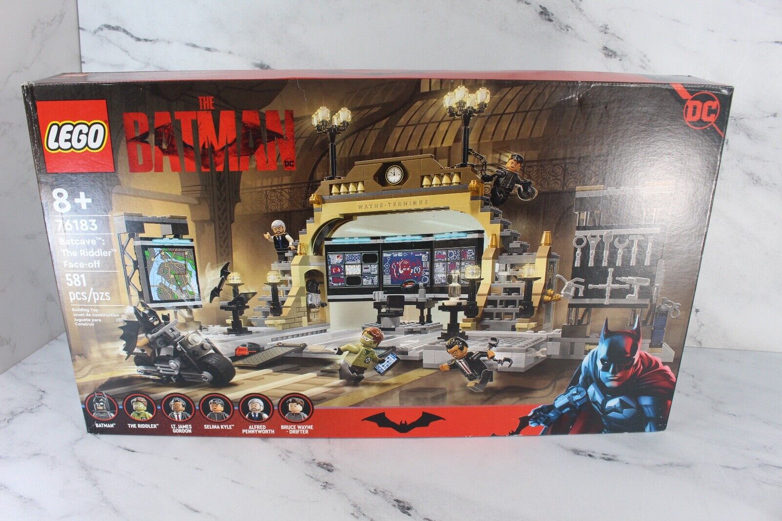 Lego DC Batcave: Box Only The Riddler Face-off 76183 Box Only