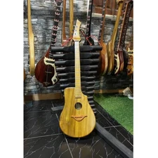 Isarn Acoustic Lyre Harp Phin Teak Thai Guitar Traditional Musical Instrument