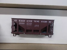 ROUNDHOUSE ~ CHICAGO NORTHWESTERN 26' RIB SIDE ORE CAR # 121583 ~ KIT ~HO SCALE