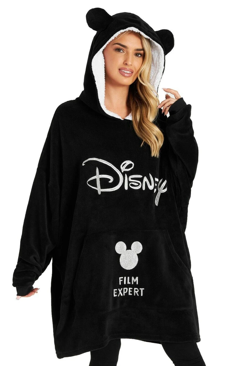 Disney Women's Hoodies, Mickey Mouse Blanket Hoodie, Minnie and Mickey Gifts