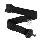 KRYDEX Tactical Thigh Strap Elastic Leg Strap for Leg Drop Hanger Holster Black