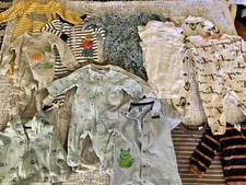 15 Pc Of Lot Newborn Baby Boy Unisex Colorful Romper Jumpsuits/One Pc /Tops 0-6m