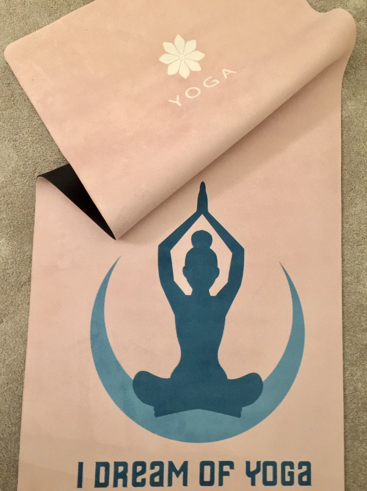 Limited Edition Non-Slip Microfibre Suede Yoga Mat with Stunning Design Limited Edition Non-Slip Microfibre Suede Yoga Mat with Stunning Design