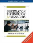 Information Technology for Managers by George Reynolds (Paperback, 2009)