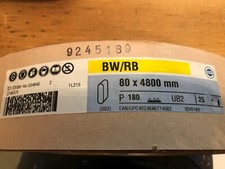 5er-Set Hermes Schleifband Typ BW/RB, | 0 x 4800 mm | Körnung 180, neu