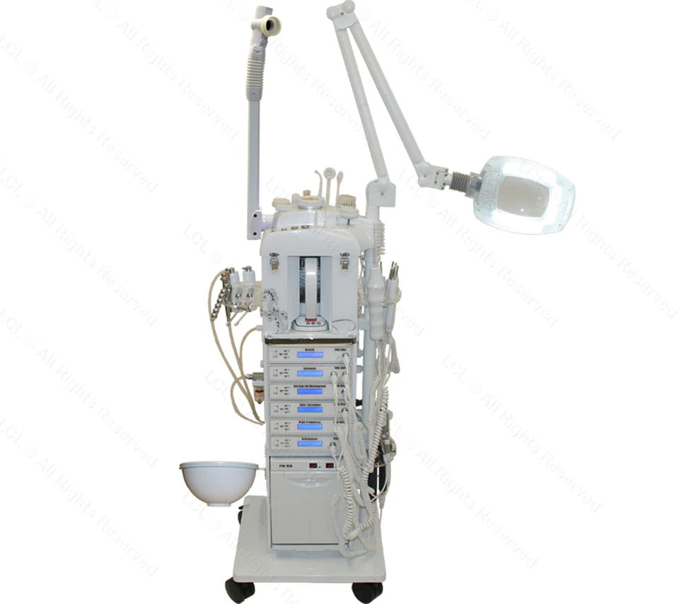 Máquina facial multifunción de microdermabrasión 17 en 1 equipo de belleza spa Foto 2 de 4