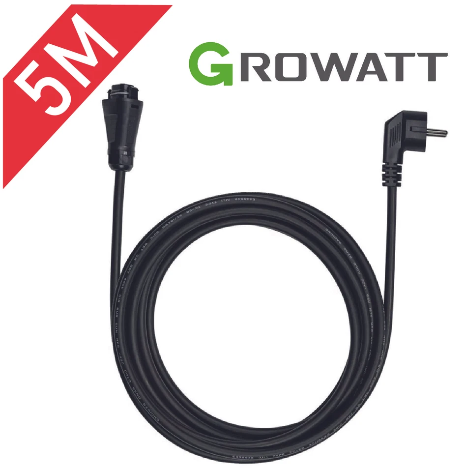 Growatt NEO 800M-X Kabel 5m Anschlusskabel Wechselrichter PV Solar auch Hoymiles
