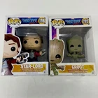 Funko Pop! Guardians Of The Galaxy 2~Lot Of 2- Star-Lord #198 & Groot #202 NIDB