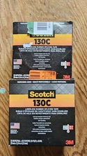 ⚡️ Scotch 3M 130C PROFESSIONAL LINERLESS SPLICING TAPE 3/4" x 30ft ~ 3 Rolls  🔌