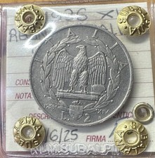 REGNO D' ITALIA IMPERO 2 LIRE 1936 XIV RARA sigillata BB+ SUBALPINA