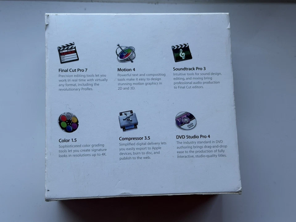 Apple Final Cut Studio 3.0 HD Pro 7 UK Retail Version in Box - Image 3 of 3