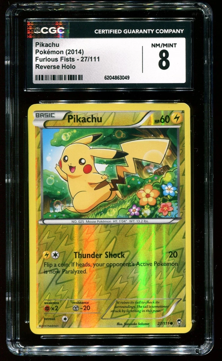 Pikachu XY-Furious Fists Pokémon TCG Individual Collectible Card