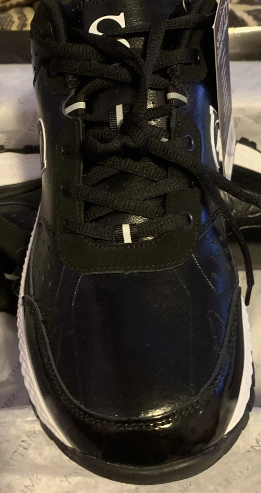 SMITTY BBS-FS2 Baseball Umpire Field Shoes Black / White Size: 14 New in Box - Image 4 of 4