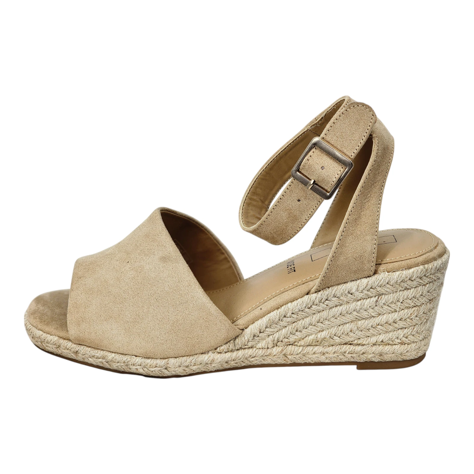 M&S COLLECTION Wide Fit Ankle Strap Wedge Espadrilles